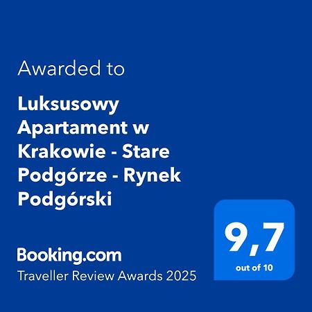 Luksusowy Apartament W Krakowie - Stare Podgorze - Rynek Podgorski Екстер'єр фото